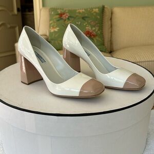Prada Patent Leather Cap Toe brand new, never worn
